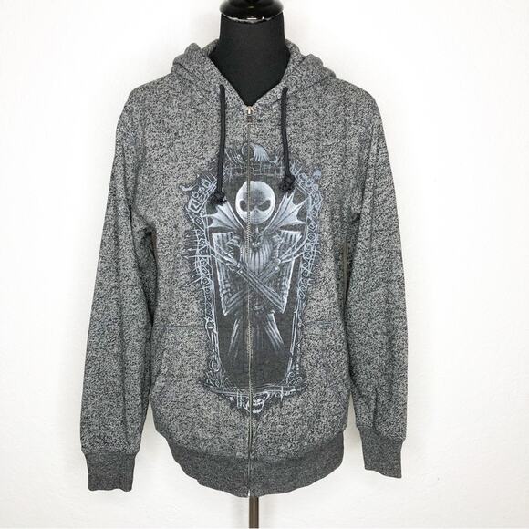 Disney Parks Nightmare before Christmas full zip hooded sweatshirt size Medium - Picture 1 of 14